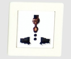 YL 011H 面闆插(cha)座三孔(kǒng)-實驗室(shì)配件