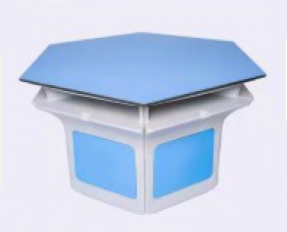 YL-0801-六邊(bian)形實驗(yan)桌-實驗(yan)室配件(jian)